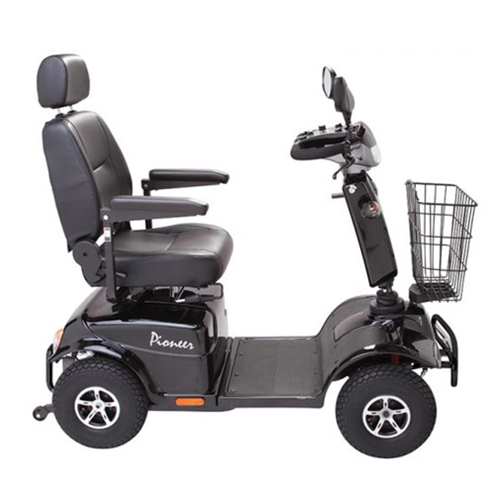 Electric Mobility Rascal Pioneer 8mph Mobility Scooter in Black Side Electric Mobility Rascal Pioneer 8mph Mobility Scooter in Black Side