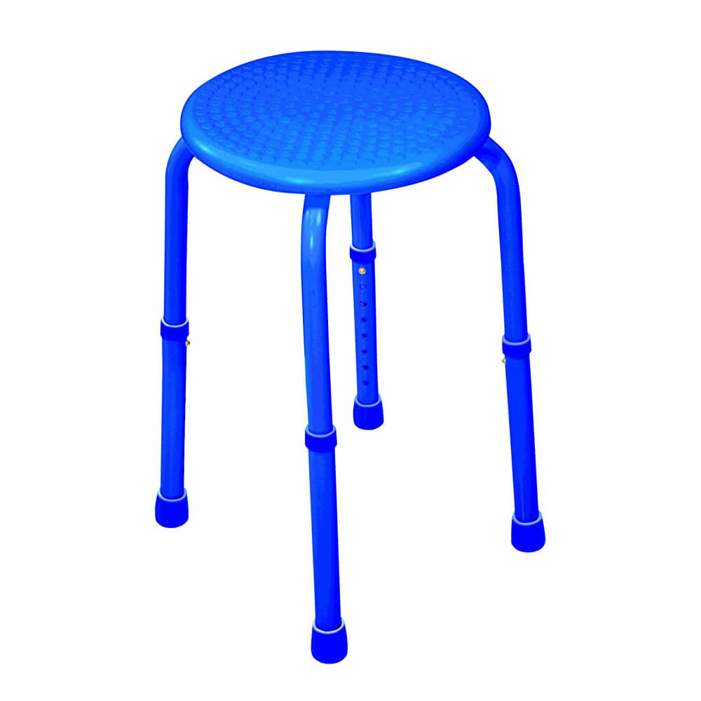 Multi-Purpose Adjustable Stool Blue Multi-Purpose Adjustable Stool Blue