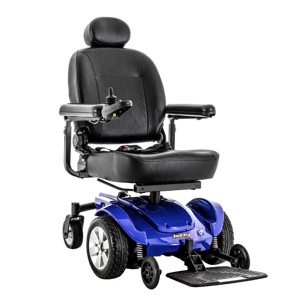 Pride Jazzy Select Manoeuvrable Powerchair - Blue Pride Jazzy Select Manoeuvrable Powerchair - Blue