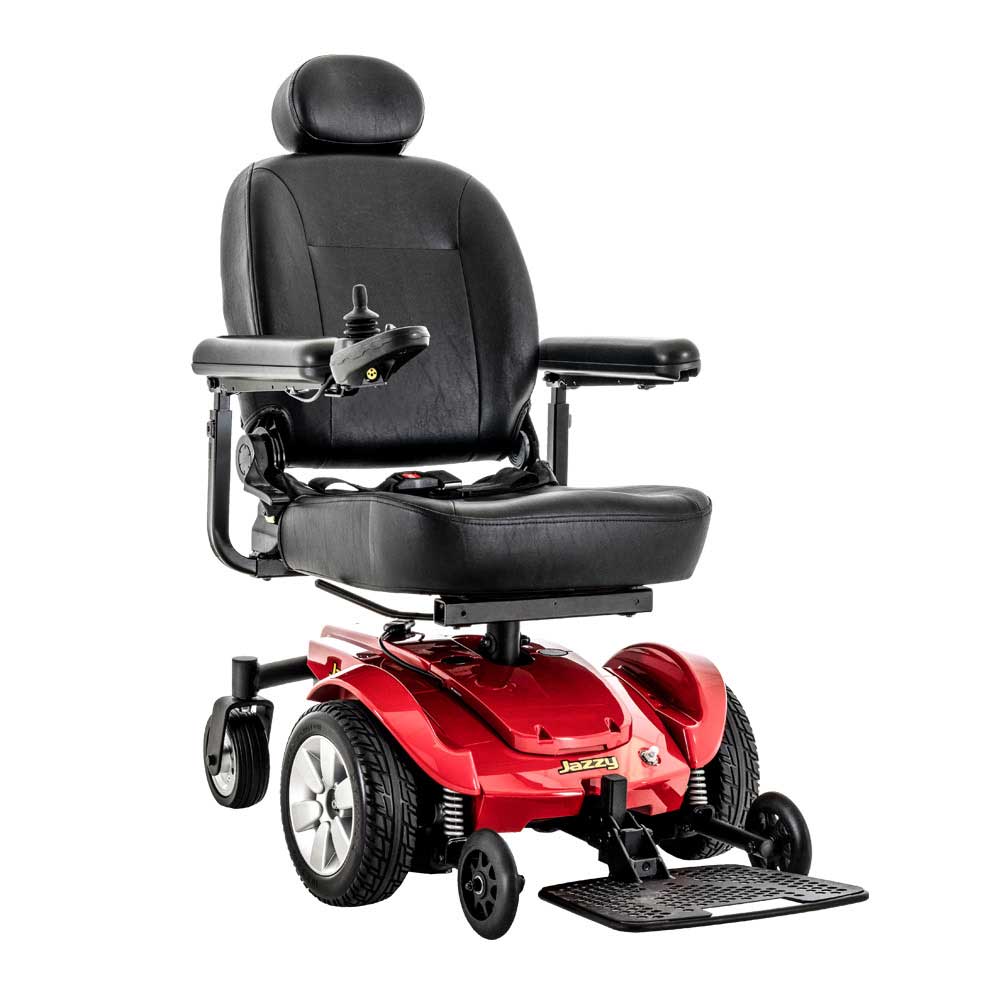 Pride Jazzy Select Manoeuvrable Powerchair - Red Pride Jazzy Select Manoeuvrable Powerchair - Red