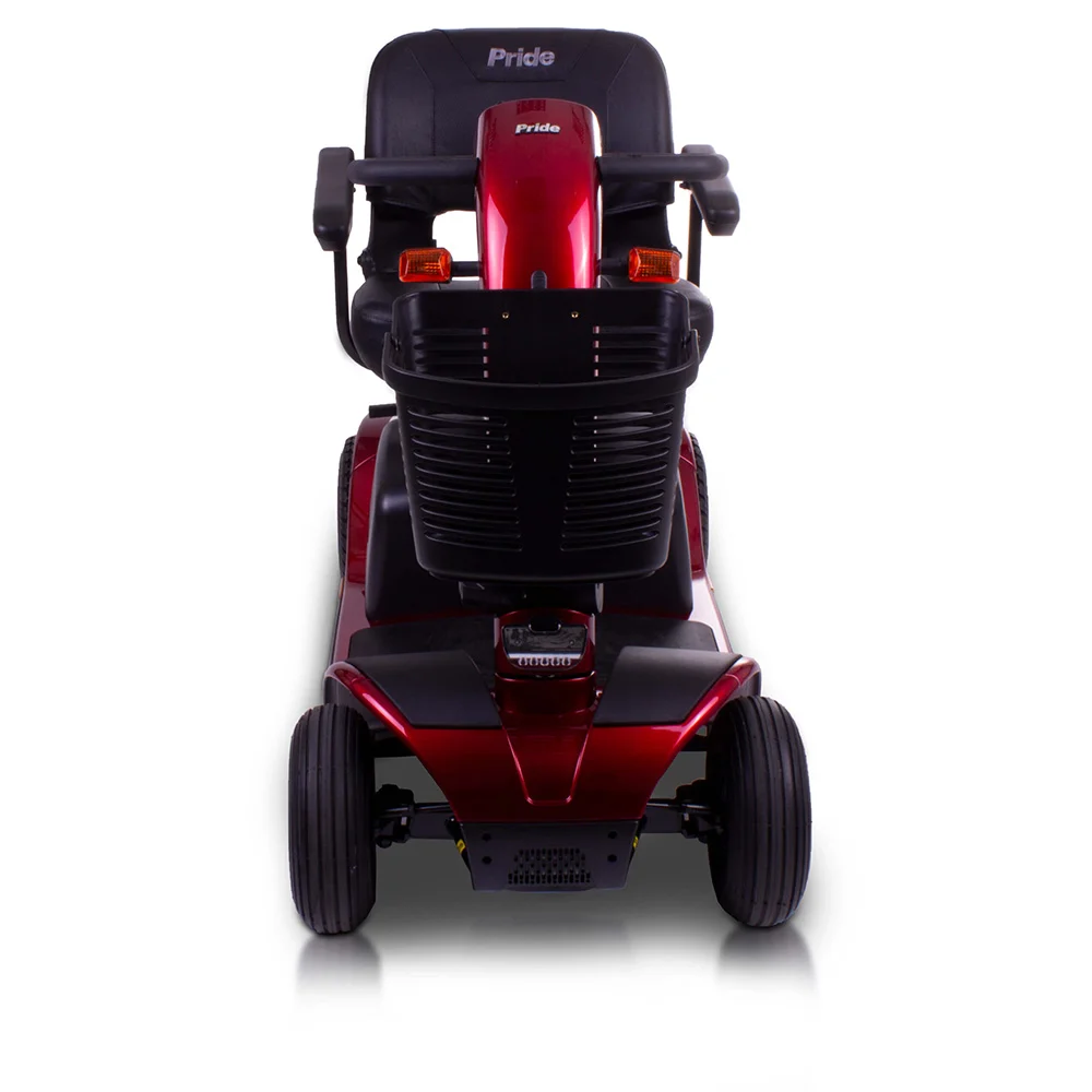Pride Mobility Colt Plus Mobility Scooter in Cherry Red Front Pride Mobility Colt Plus Mobility Scooter in Cherry Red Front