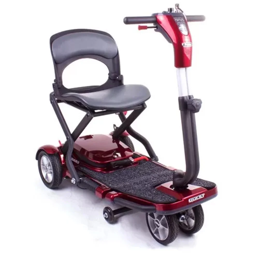 Pride Mobility Quest Folding Mobility Scooter Red Pride Mobility Quest Folding Mobility Scooter Red