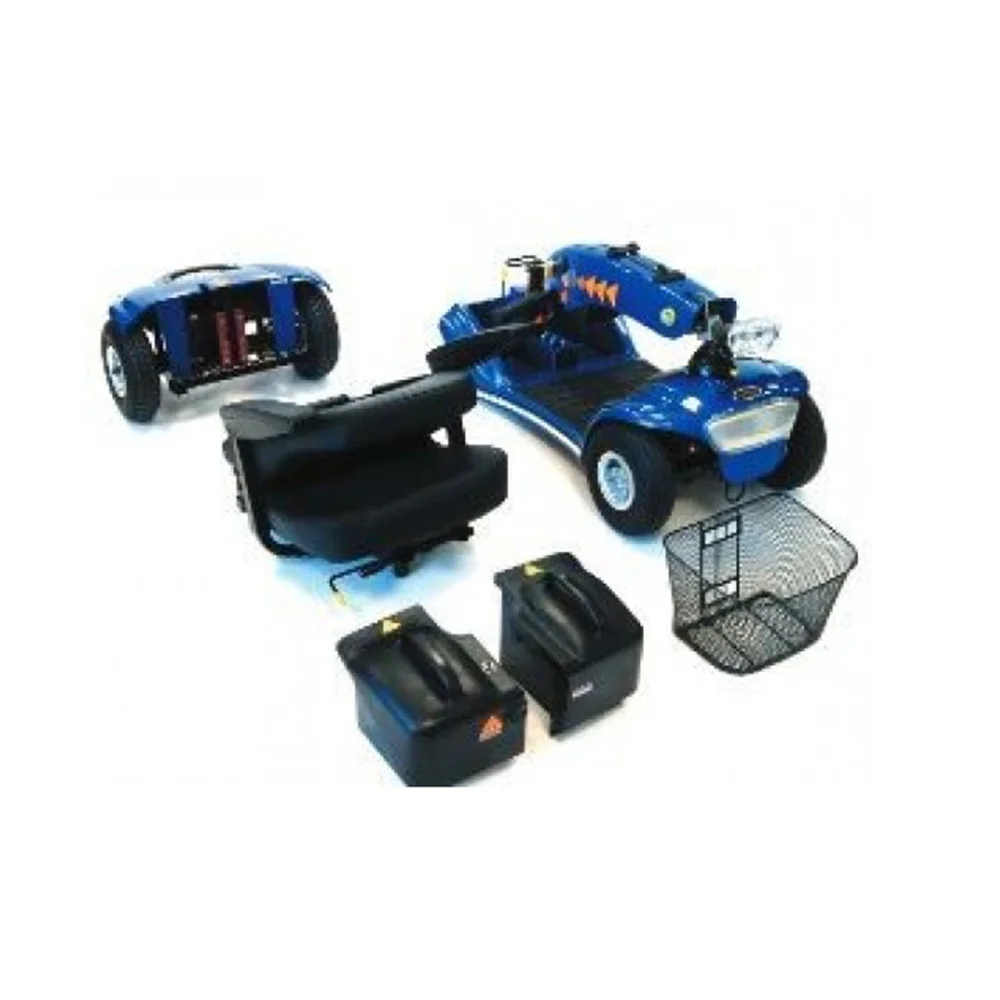 Roma Medical Shoprider Valencia Mobility Scooter Blue Dismantled Roma Medical Shoprider Valencia Mobility Scooter Blue Dismantled