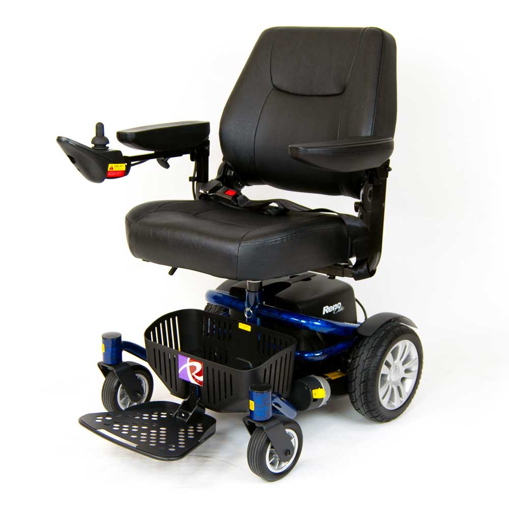Roma-Reno-Elite-Captin-Seat-Blue Roma Medical Reno Elite Blue with a captain seat