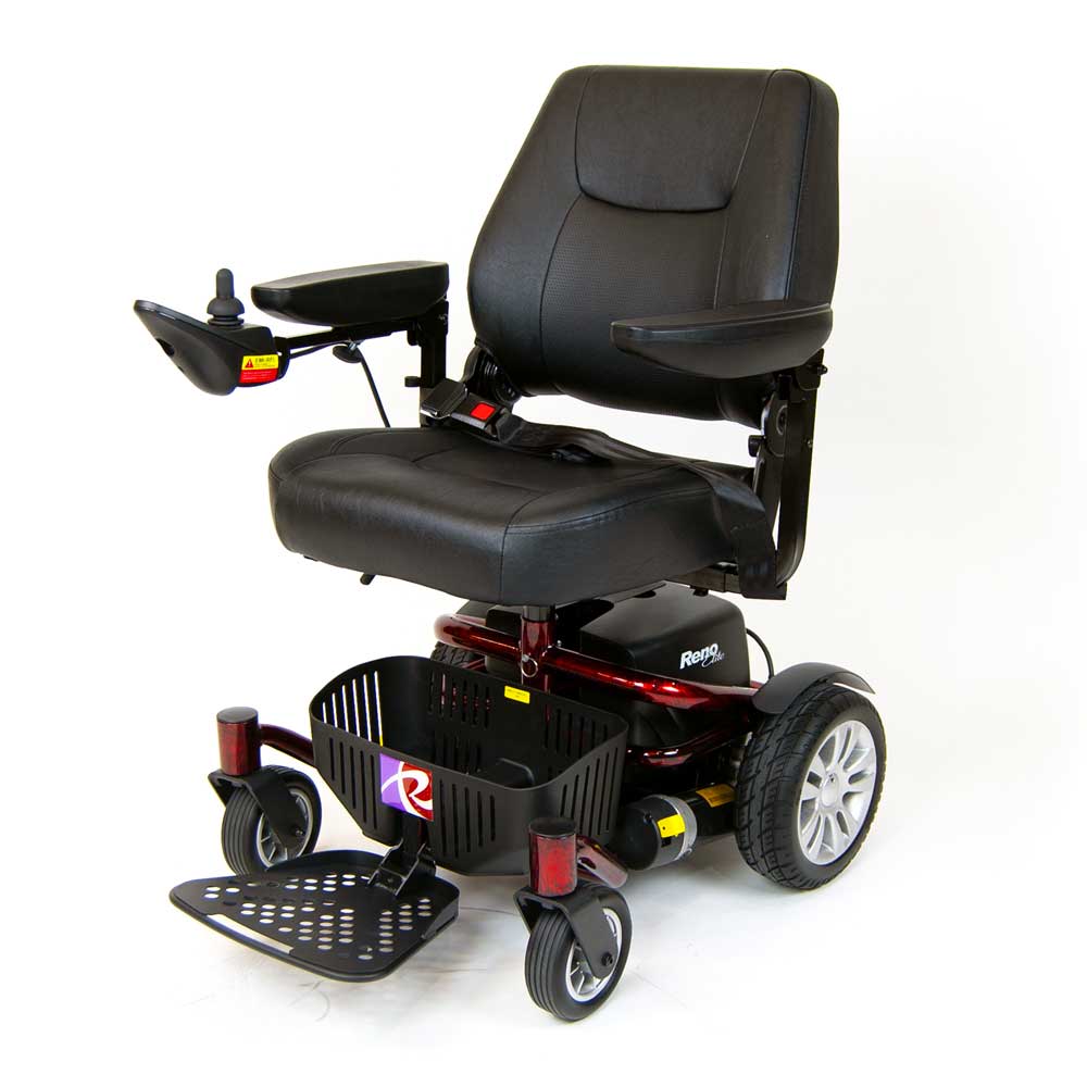 Roma-Reno-Elite-Captin-Seat-Red Roma Medical Reno Elite Red with a captain seat