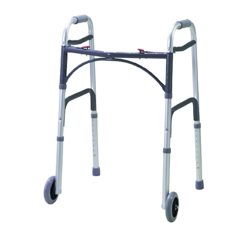 Drive Devilbiss Folding Walking Frame with Wheels Drive Devilbiss Folding Walking Frame with Wheels