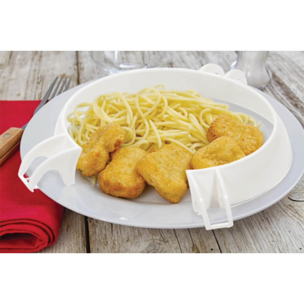 Plastic Plate Guard with food Plastic Plate Guard with food