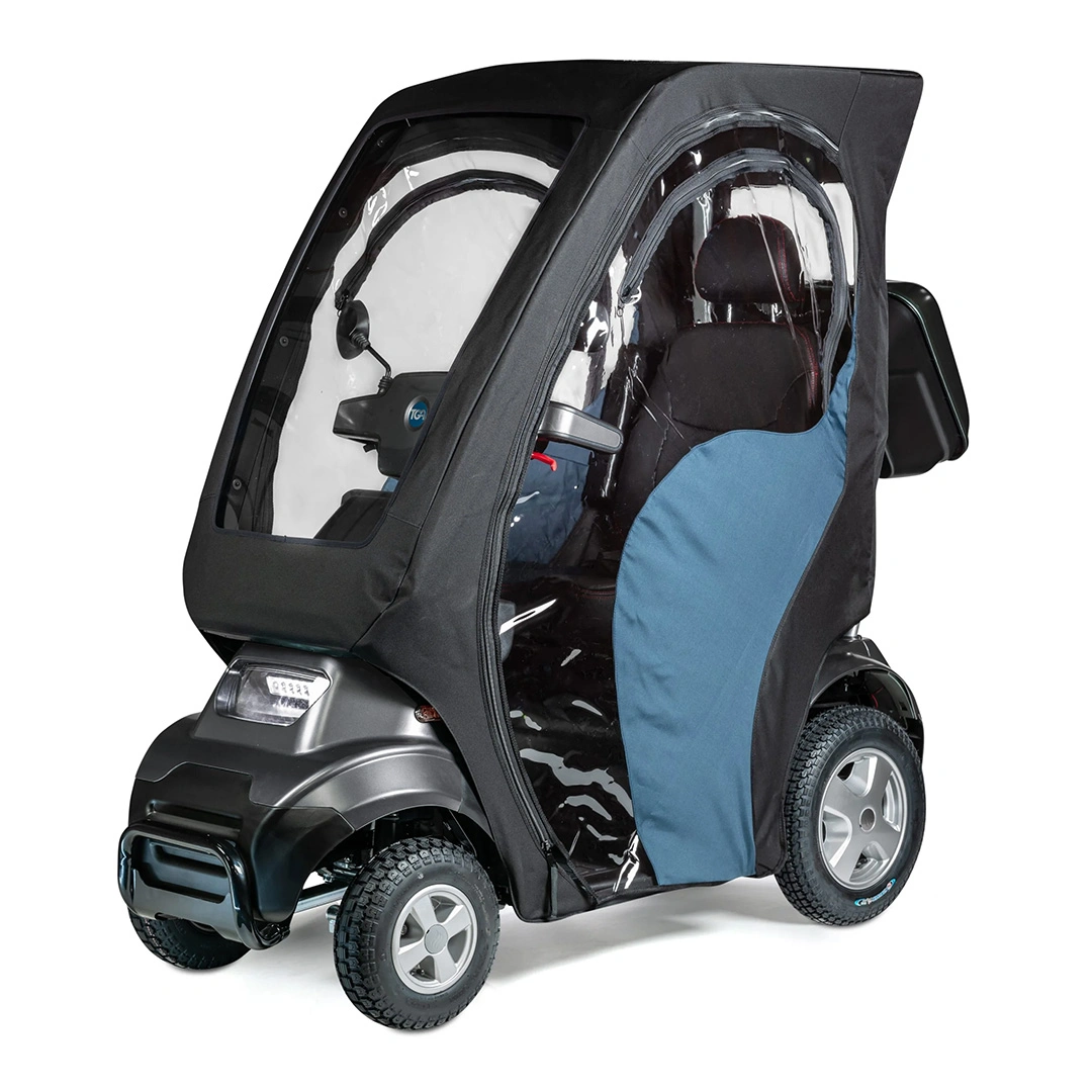 TGA Breeze S4 Slate Grey with Canopy Mobility Scooter