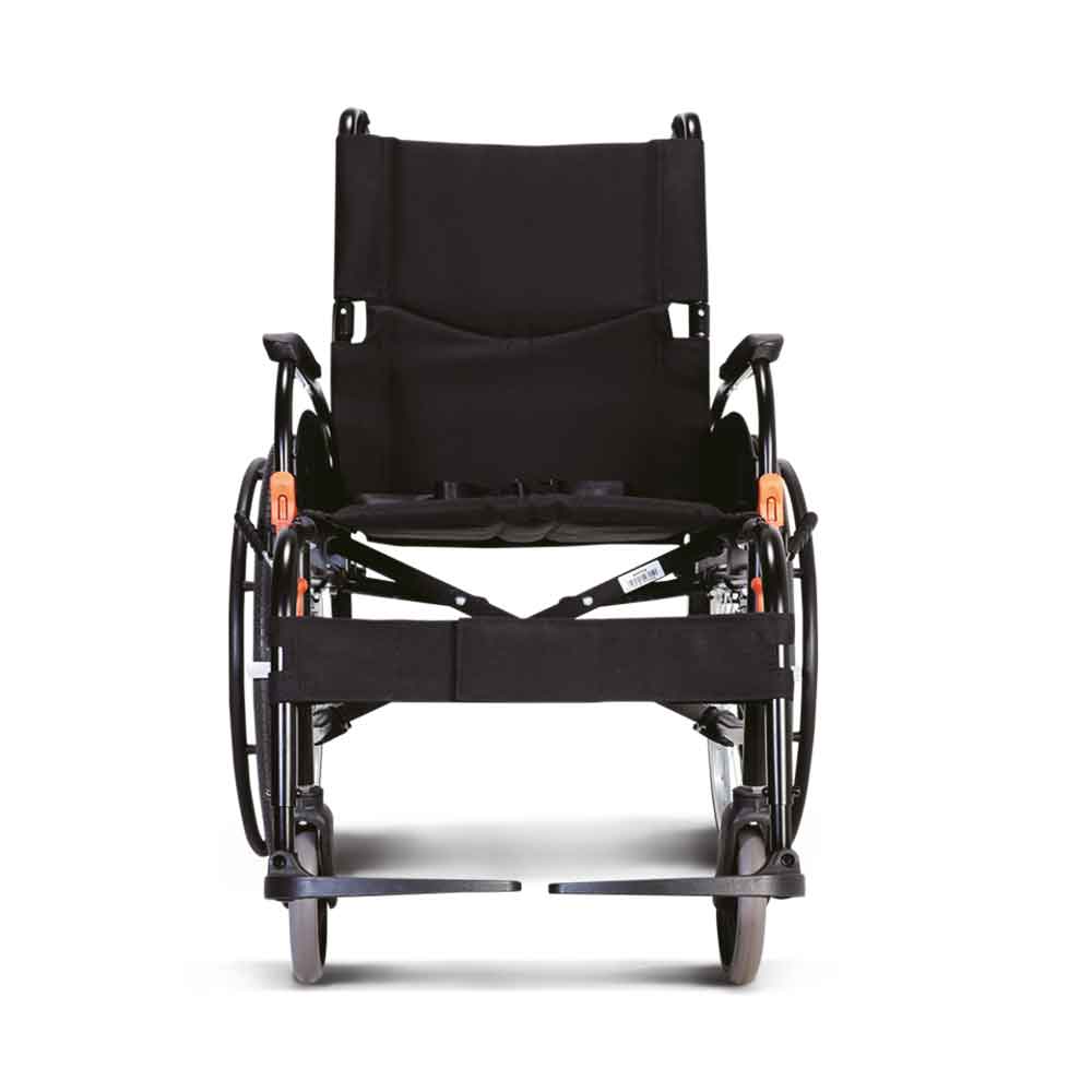 Karma Agile Transit Lightweight Wheelchair Front Karma Agile Transit Lightweight Wheelchair Front