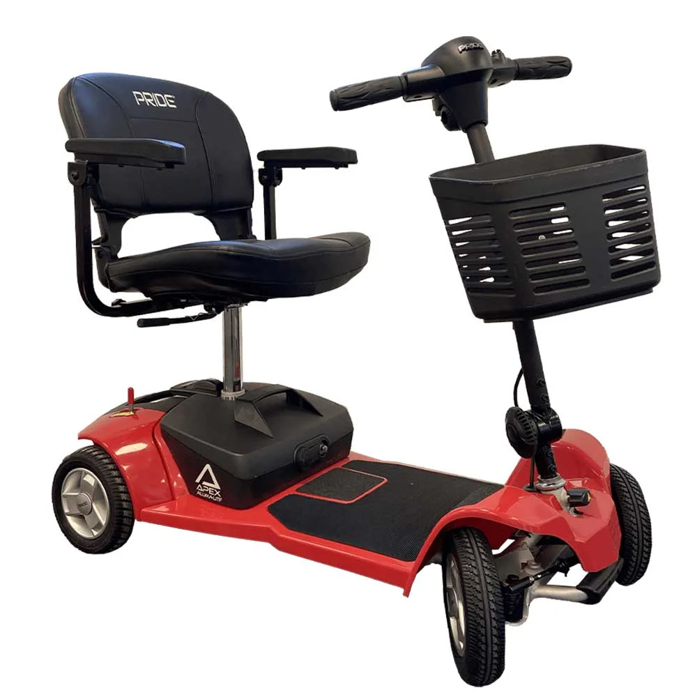Pride Apex Alumalite Red Mobility Scooter Pride Apex Alumalite Red Mobility Scooter
