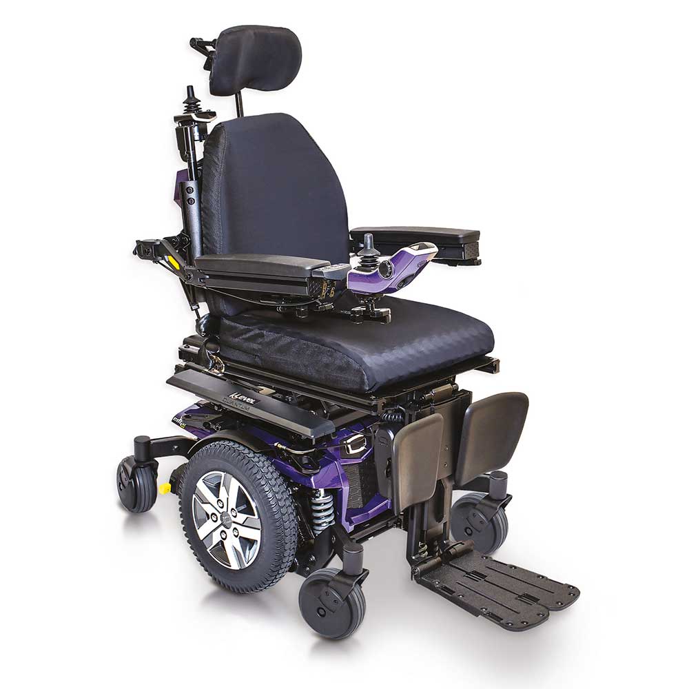 Quantum Q6 Edge 2.0 Tru Balance Power Chair in Purple Quantum Q6 Edge 2.0 Tru Balance Power Chair in Purple