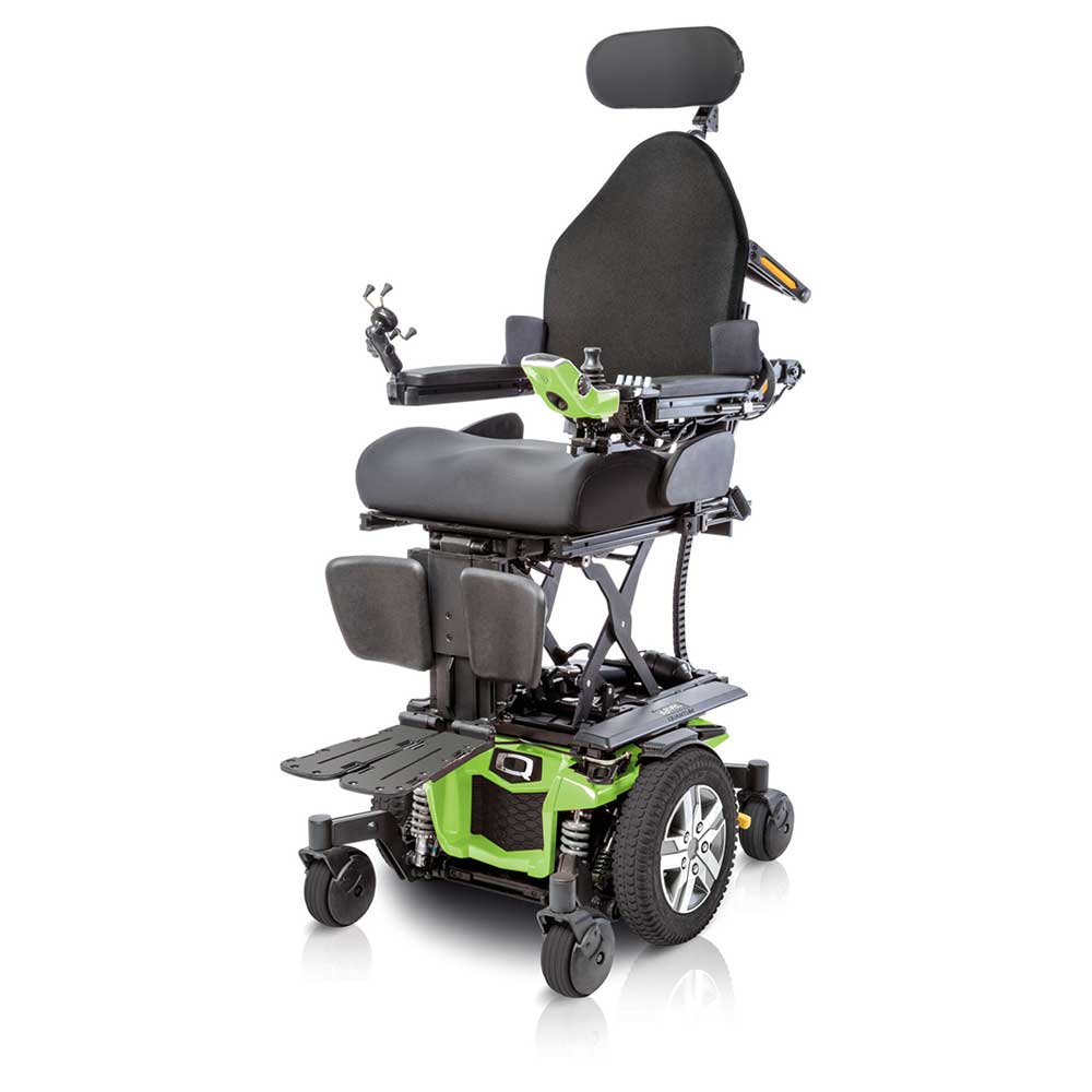Quantum Q6 Edge 2.0 iLevel Power Chair in Green Quantum Q6 Edge 2.0 iLevel Power Chair in Green