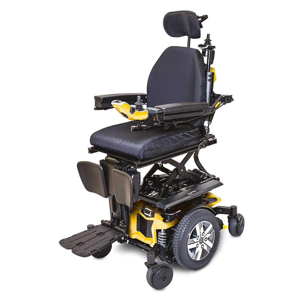 Quantum Q6 Edge 2.0 iLevel Seat Rising Power Chair in Yellow Quantum Q6 Edge 2.0 iLevel Seat Rising Power Chair in Yellow