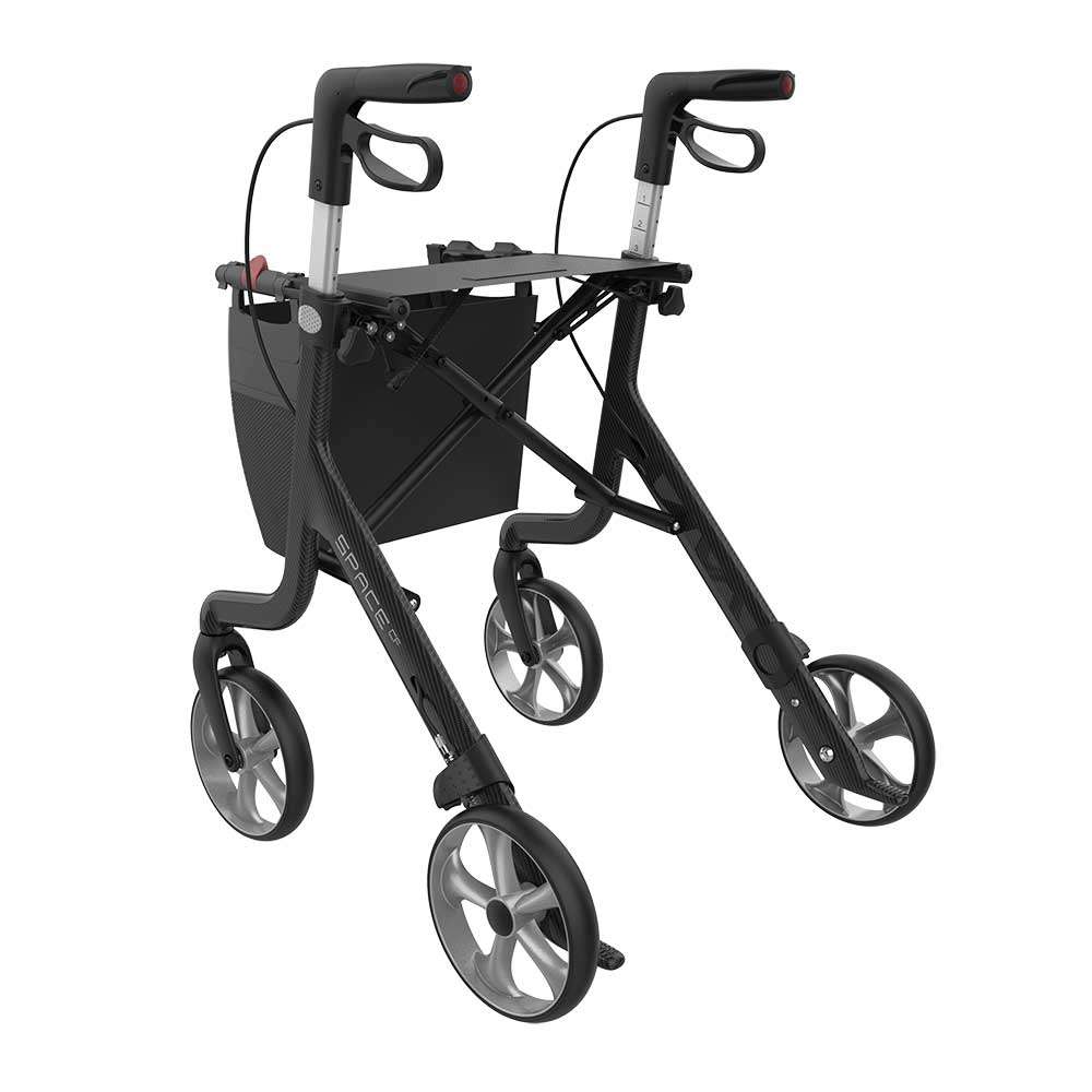 Rehasense Space CF L Back Left Lightweight Rollator Rehasense Space CF L Back Left Lightweight Rollator