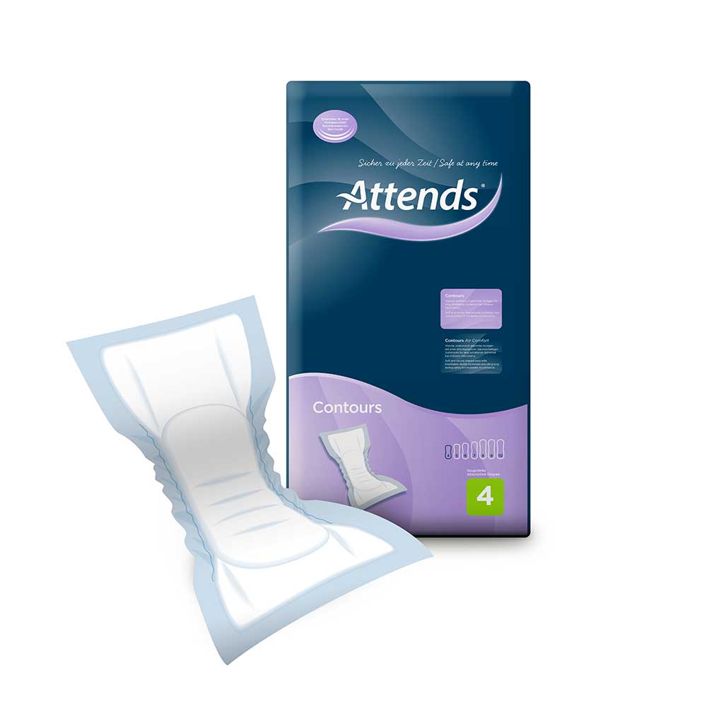 attends-contours-regular-4-(42)---3d-front-combi-1000x1000 Attends Contours Regular 4 Incontinence Shaped Pads