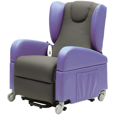 Brookfield Easy to Clean Riser Recliner ﻿Purple