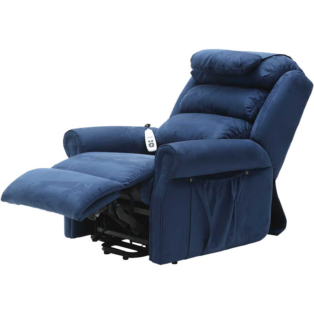 Sandfield Riser Recliner Chair Dual Motor Blue Sandfield Riser Recliner Chair Dual Motor Blue