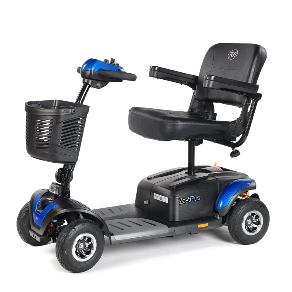 Zest Plus TGA Mobility Scooter in Blue Zest Plus TGA Mobility Scooter in Blue