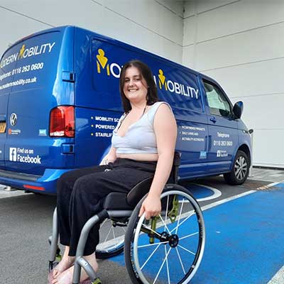 Mayha's Modern Mobility Story - Wheelchair