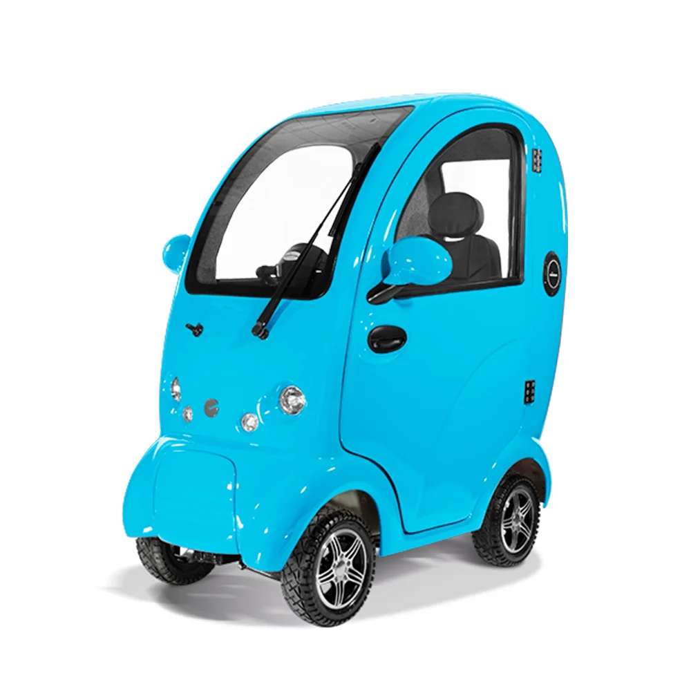 Scooterpac Cabin Car Mk2 Mobility Scooter Ice Blue Left Scooterpac Cabin Car Mk2 Mobility Scooter Ice Blue Left