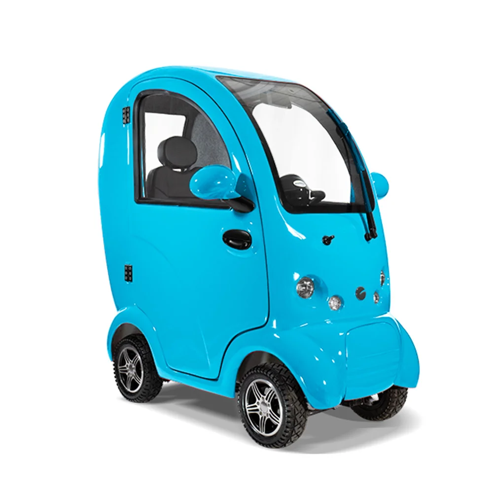 Scooterpac Cabin Car Mk2 Mobility Scooter Ice Blue Right Scooterpac Cabin Car Mk2 Mobility Scooter Ice Blue Right