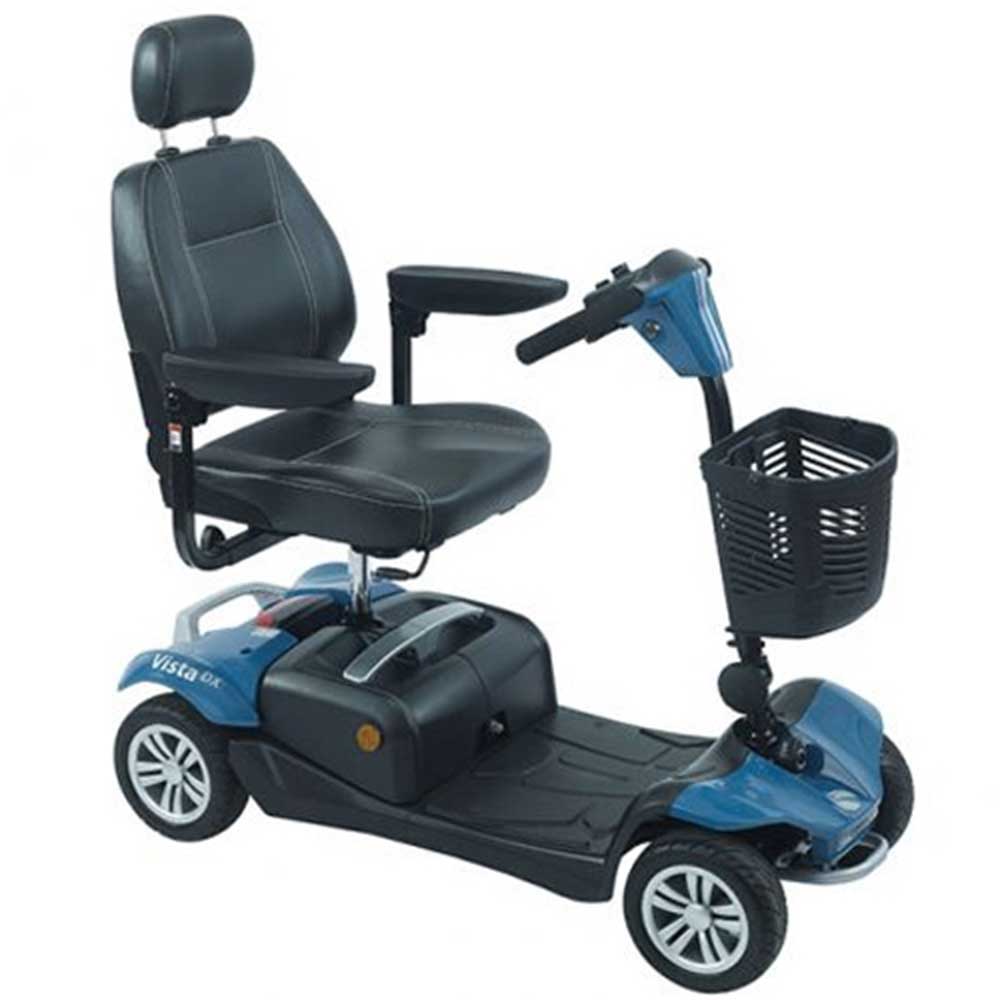 Electric Mobility Transportable Mobility Scooter Vista DX Blue Electric Mobility Transportable Mobility Scooter Vista DX Blue
