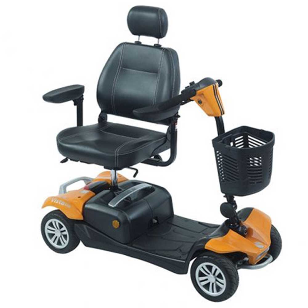 Electric Mobility Transportable Mobility Scooter Vista DX Sunset Orange Electric Mobility Transportable Mobility Scooter Vista DX Sunset Orange