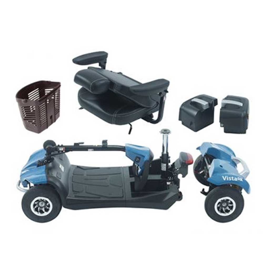 Electric Mobility Transportable Mobility Scooter Vista DX Dismantled Electric Mobility Transportable Mobility Scooter Vista DX Dismantled