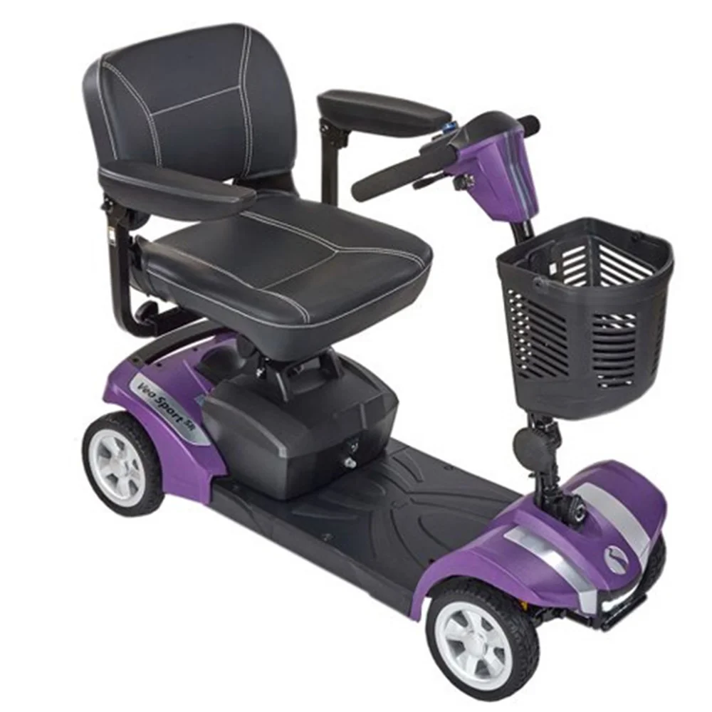 Electric Mobility Transportable Mobility Scooter Veo Sport SR Purple Electric Mobility Transportable Mobility Scooter Veo Sport SR Purple