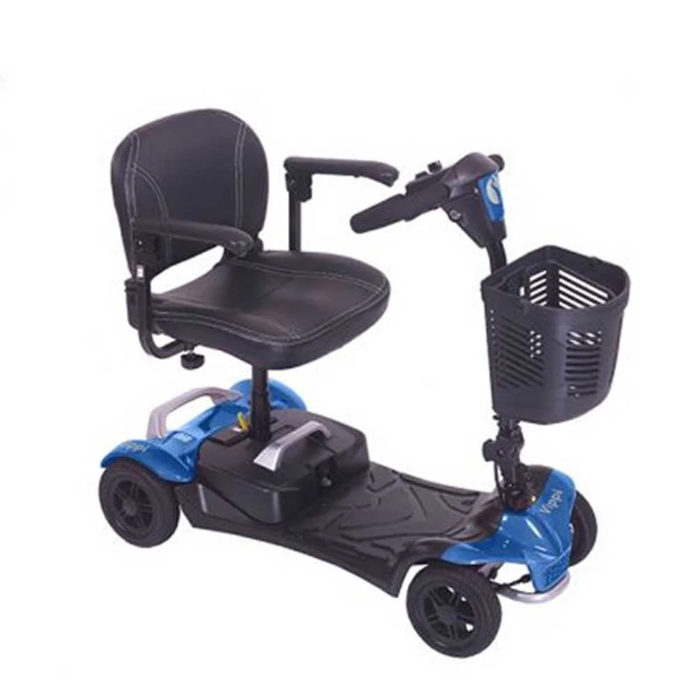 Electric Mobility Transportable Mobility Scooter Vippi in Blue Electric Mobility Transportable Mobility Scooter Vippi in Blue