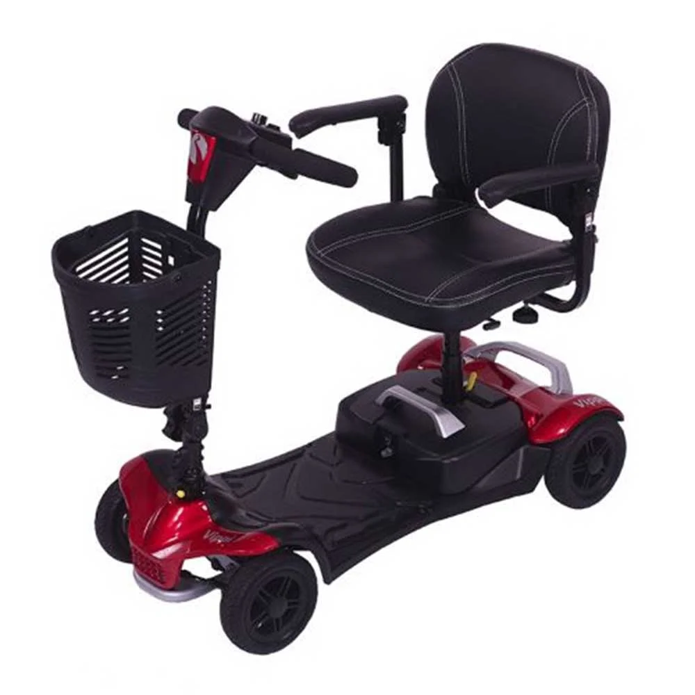 Electric Mobility Transportable Mobility Scooter Vippi in Red Electric Mobility Transportable Mobility Scooter Vippi in Red