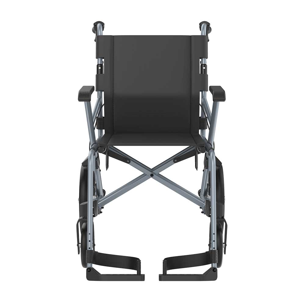 Rehasense Icon 35 BX Lightweight Transit Wheelchair - Front Rehasense Icon 35 BX Lightweight Transit Wheelchair - Front