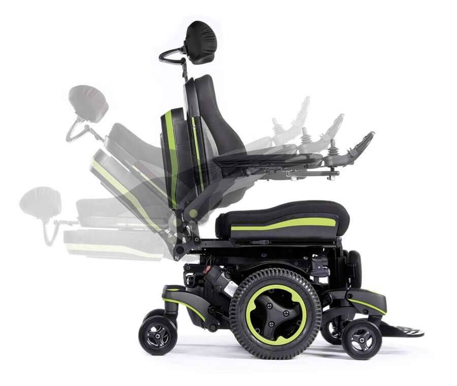 SEDEO ERGO - Intelligent Seating Anti-Shear Standing Powerchair