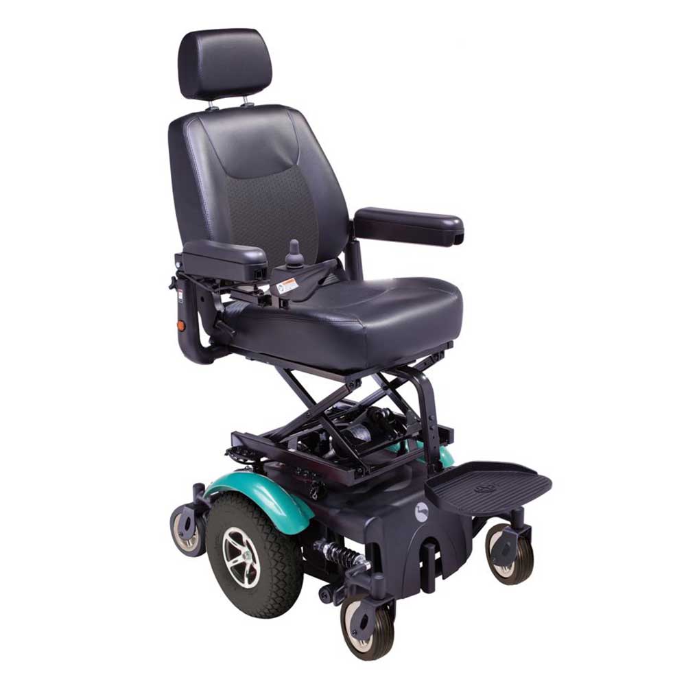 Rascal P327 XL Seat Lift Blue Rascal P327 XL Seat Lift Powerchair Blue