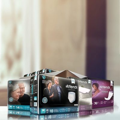 Attends Incontinence Product Range