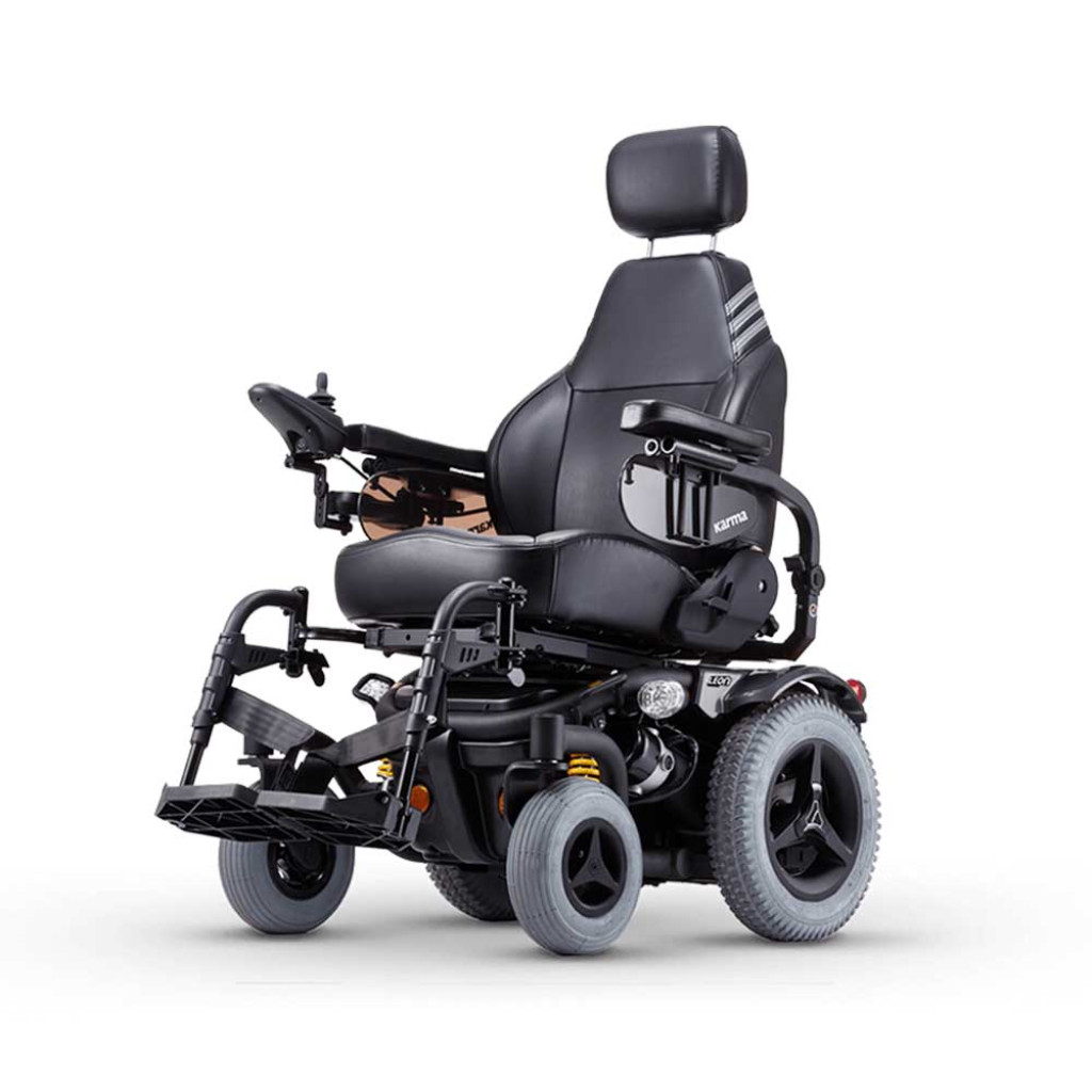 Karma Leon Captain Rear Wheel Powerchair Silver