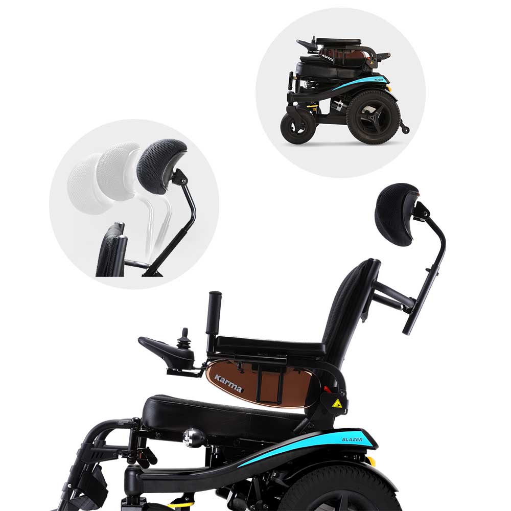 Karma Sling Narrow Powerchair Adjustable backrest & headrest