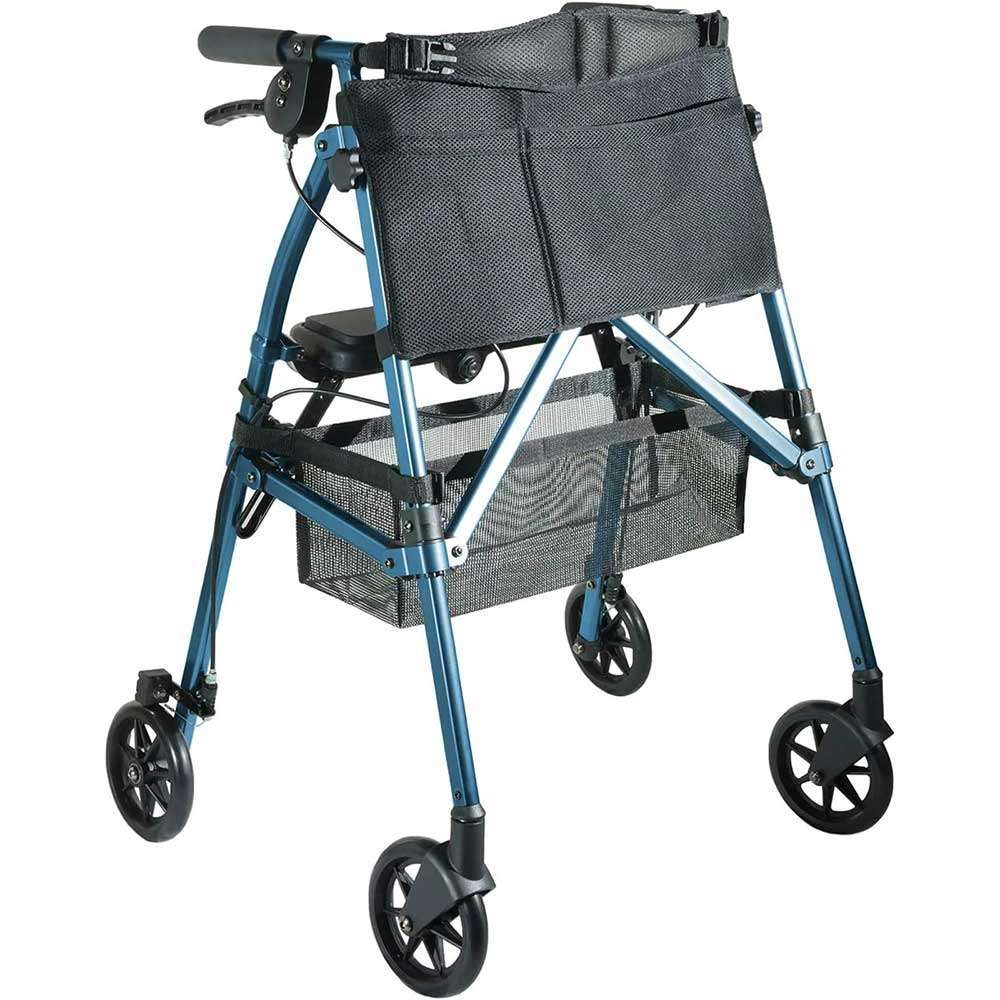 EZ Fold N Go Rollator Blue EZ Fold N Go Rollator Blue