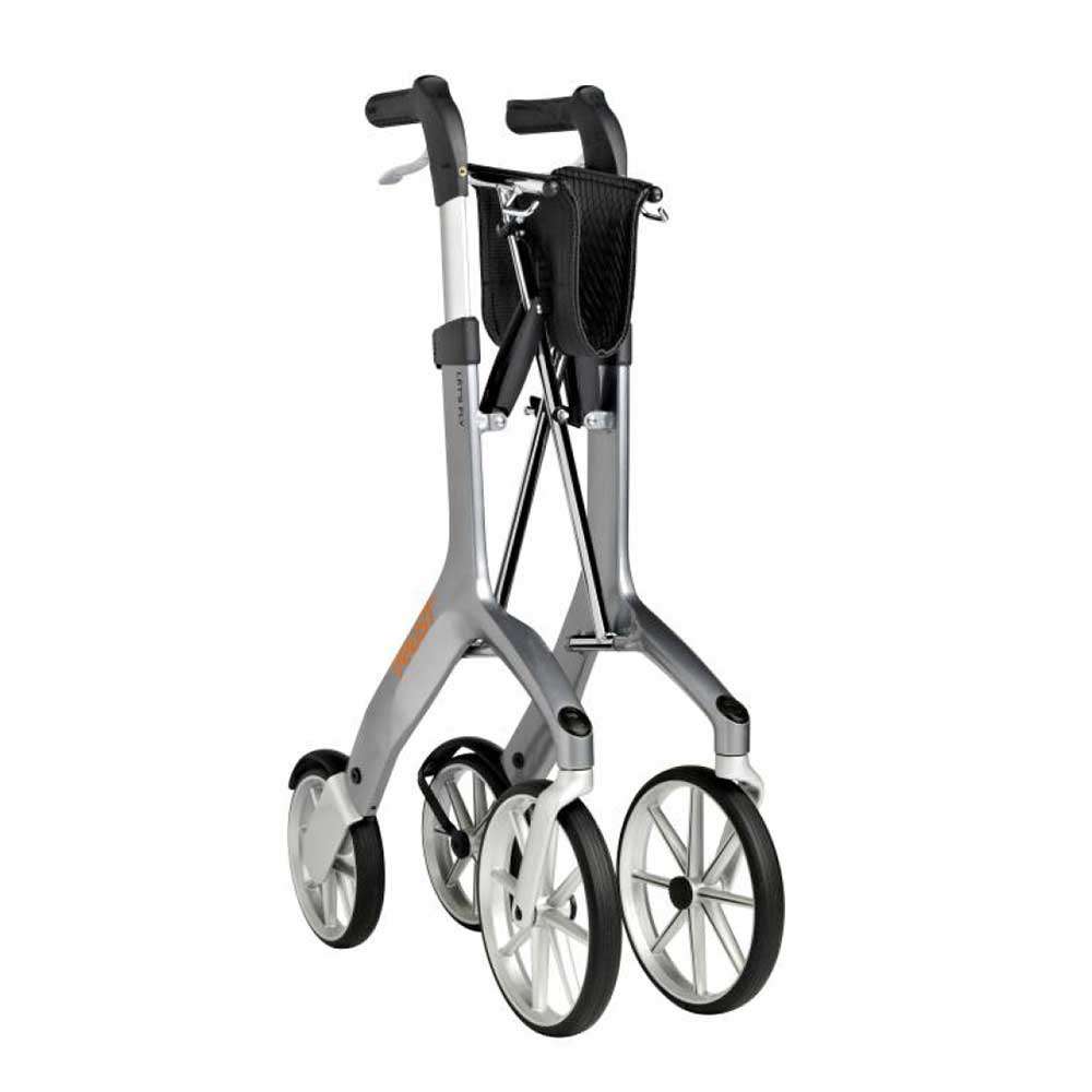 Trust Care Lets Fly Rollator Graphite Grey Folded Trust Care Lets Fly Rollator Graphite Grey Folded