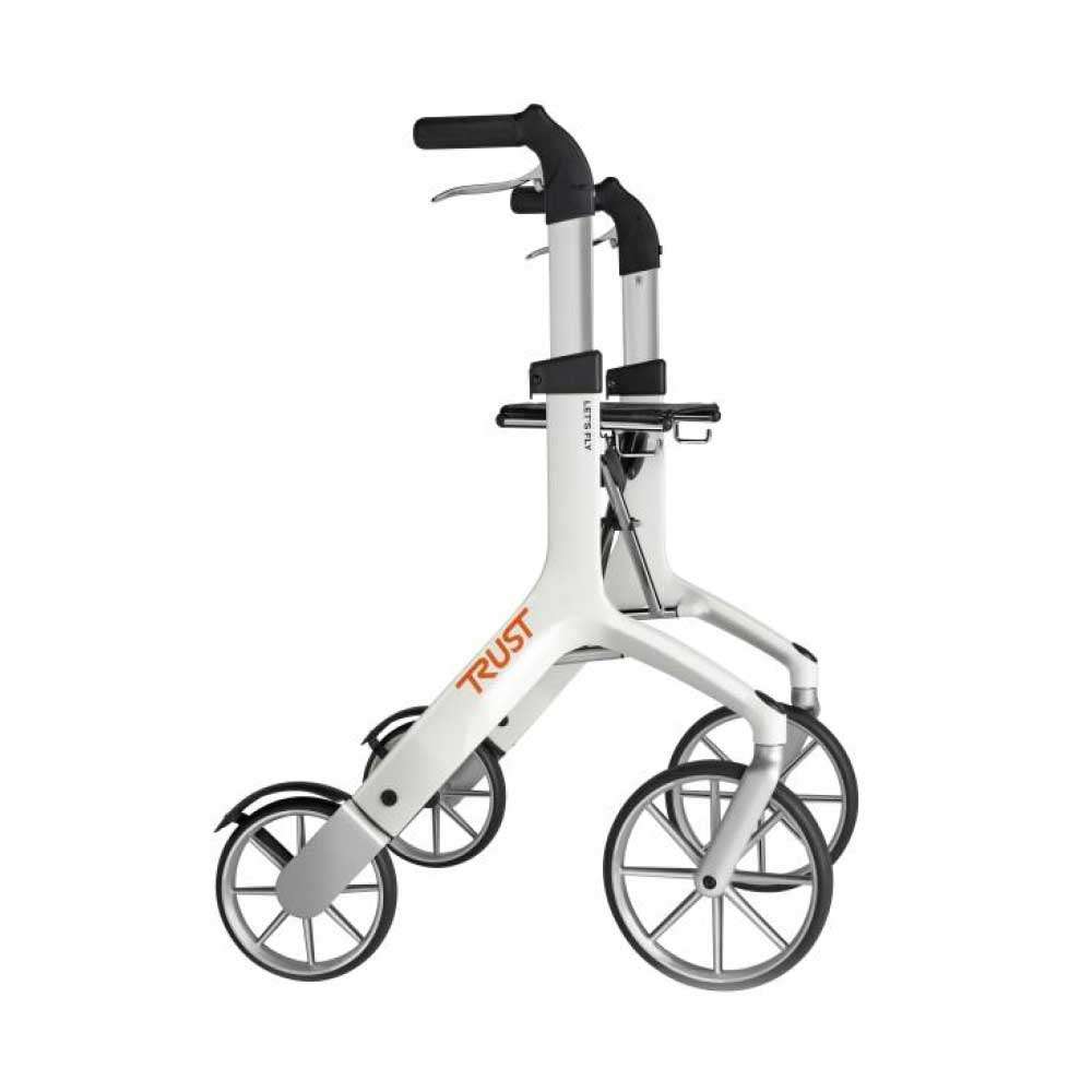 Trust Care Lets Fly Rollator White Trust Care Lets Fly Rollator White