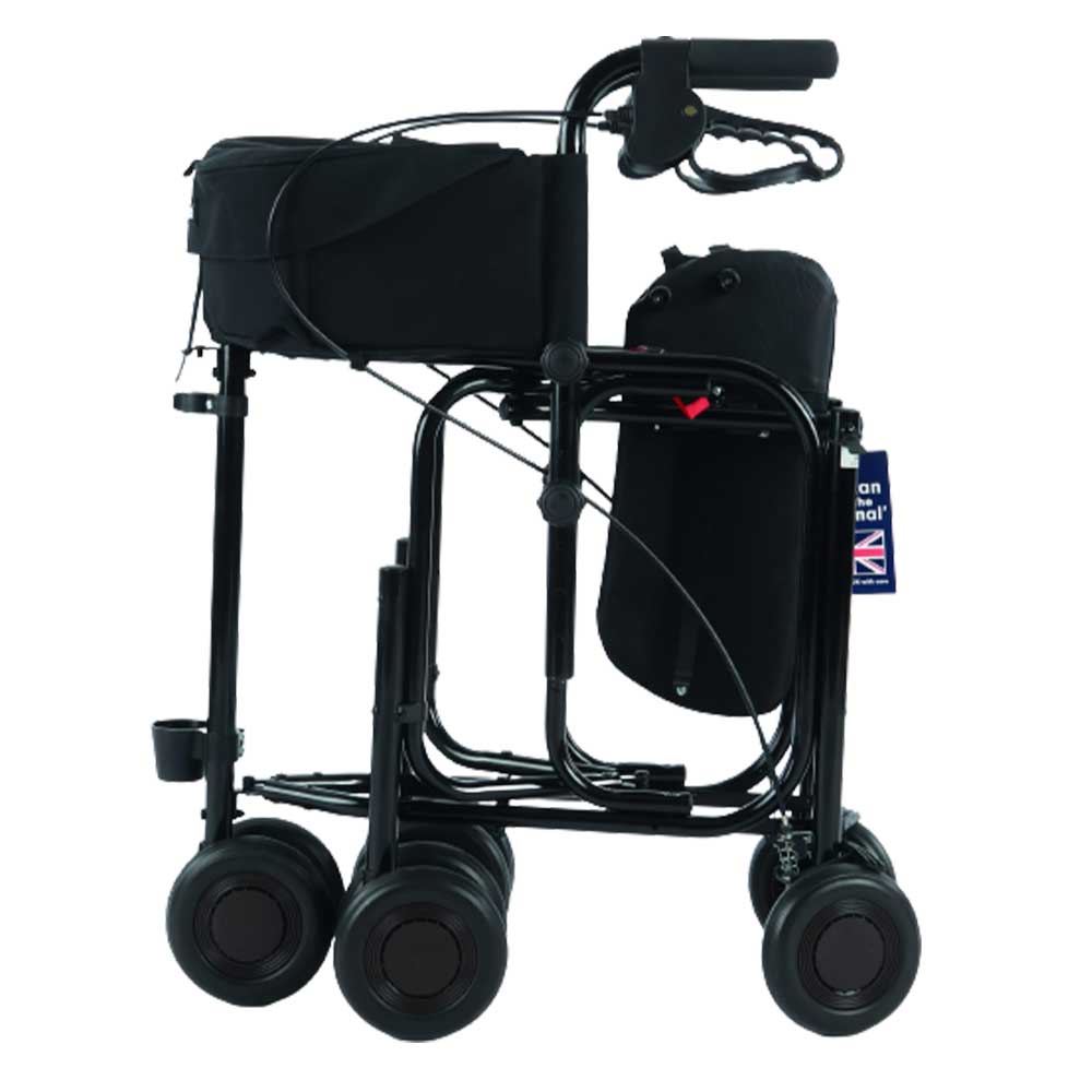Uniscan Triumph Plus Rollator Side View Uniscan Triumph Plus Rollator Side View