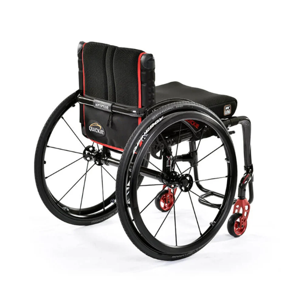 Quickie Krypton F Wheelchair Red Back Right Quickie Krypton F Wheelchair Red Back Right