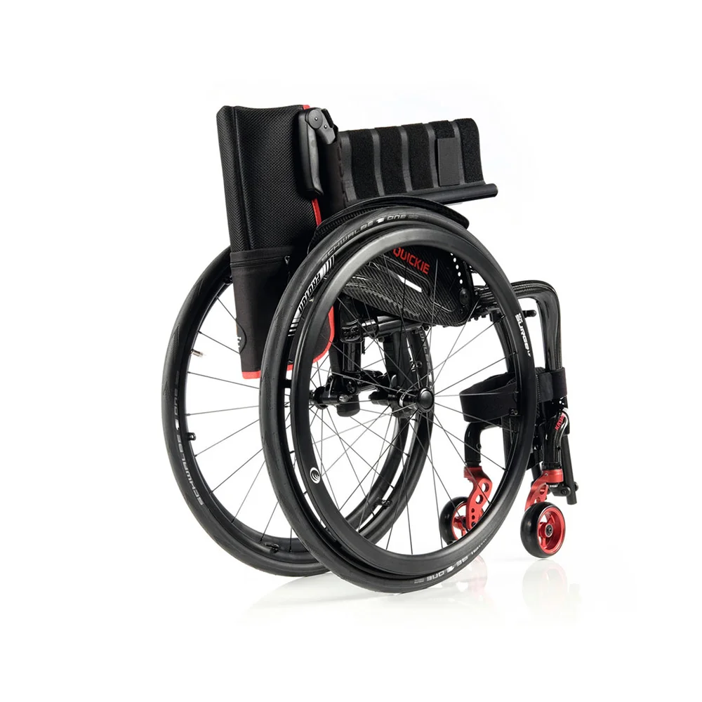 Quickie Krypton F Wheelchair Red Folded Quickie Krypton F Wheelchair Red Folded