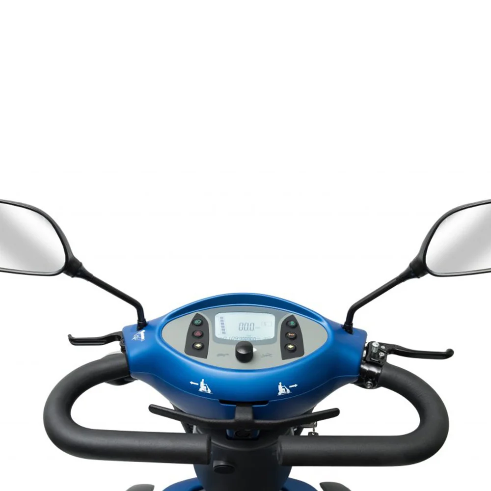 VanOs Medical Excel Galaxy II Mobility Scooter Ocean Blue Dash VanOs Medical Excel Galaxy II Mobility Scooter Ocean Blue Dash