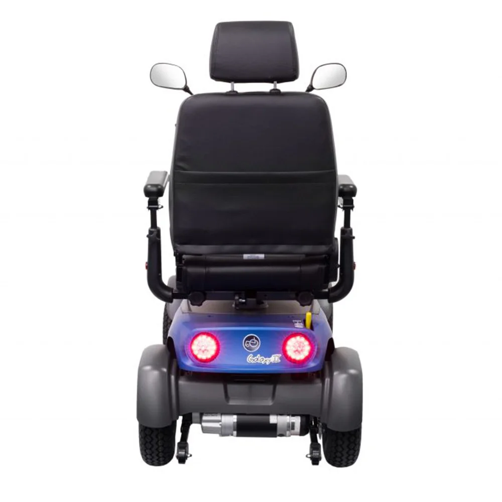 VanOs Medical Excel Galaxy II Mobility Scooter Ocean Blue Rear VanOs Medical Excel Galaxy II Mobility Scooter Ocean Blue Rear