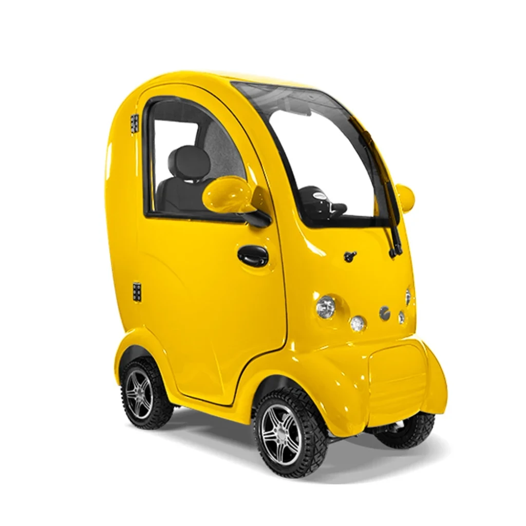 Scooterpac Cabin Car Mk2 Mobility Scooter Yellow