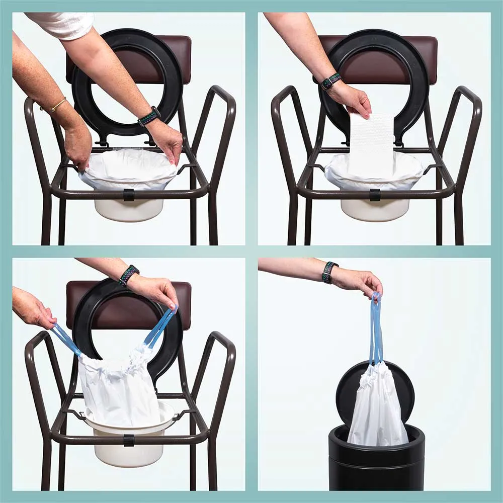 Commode Liners with Absorbent Pads How to Guide Commode Liners with Absorbent Pads How to Guide