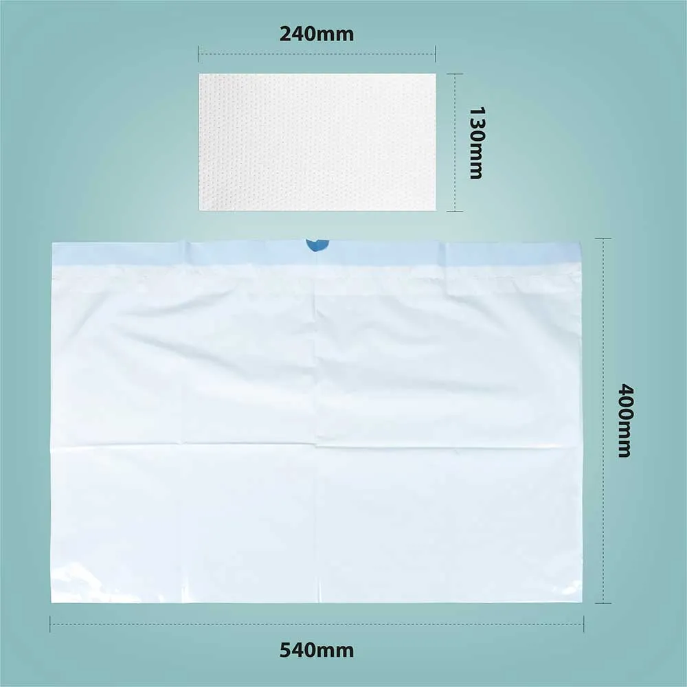 Commode Liners with Absorbent Pads Sizes Commode Liners with Absorbent Pads Sizes