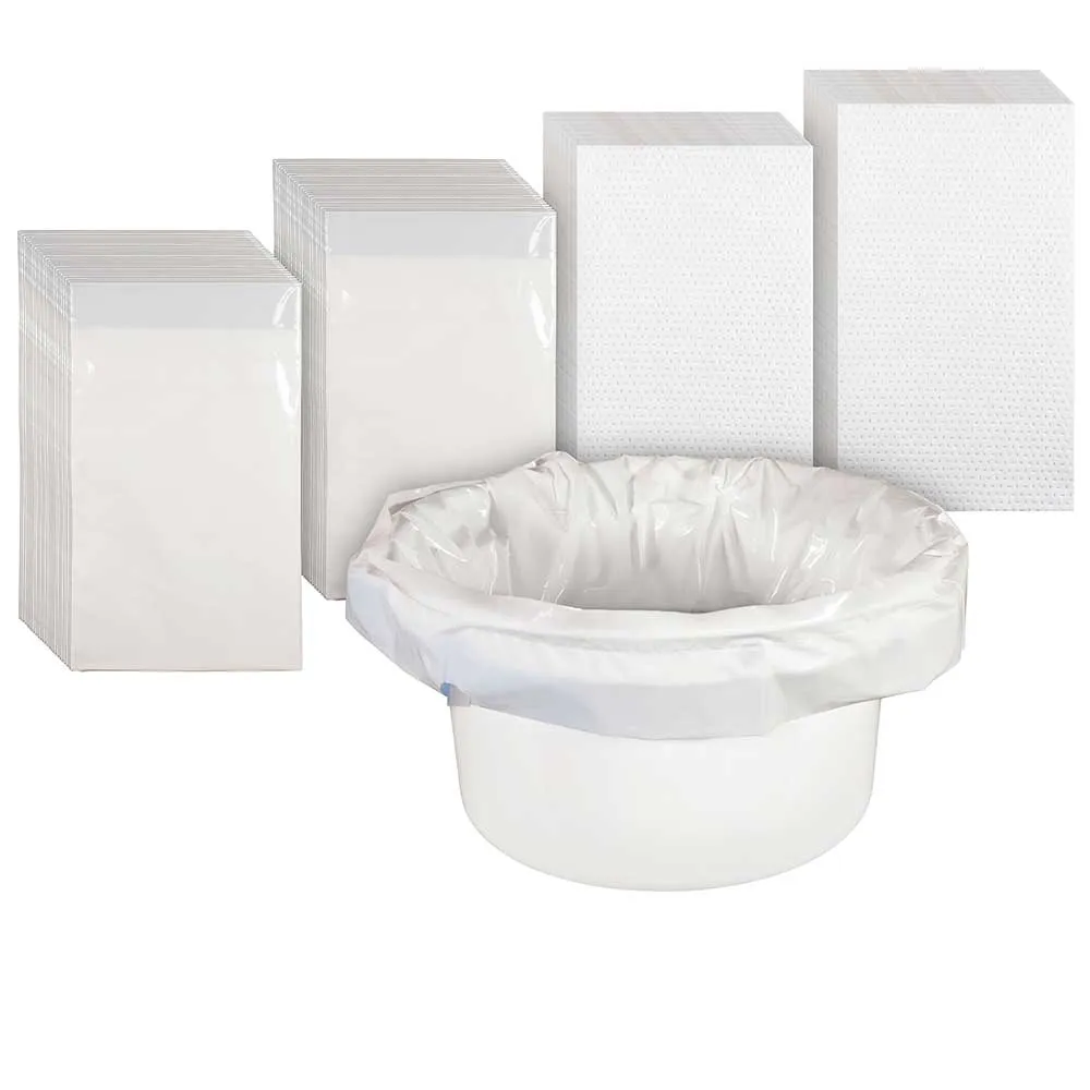 Commode Liners with Absorbent Pads Commode Liners with Absorbent Pads