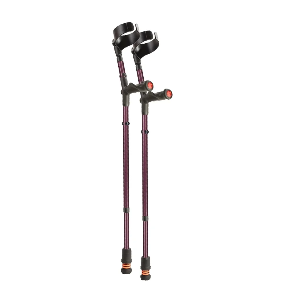 Flexyfoot Comfort Grip Double Adjustable Crutches Blackberry Flexyfoot Comfort Grip Double Adjustable Crutches Blackberry